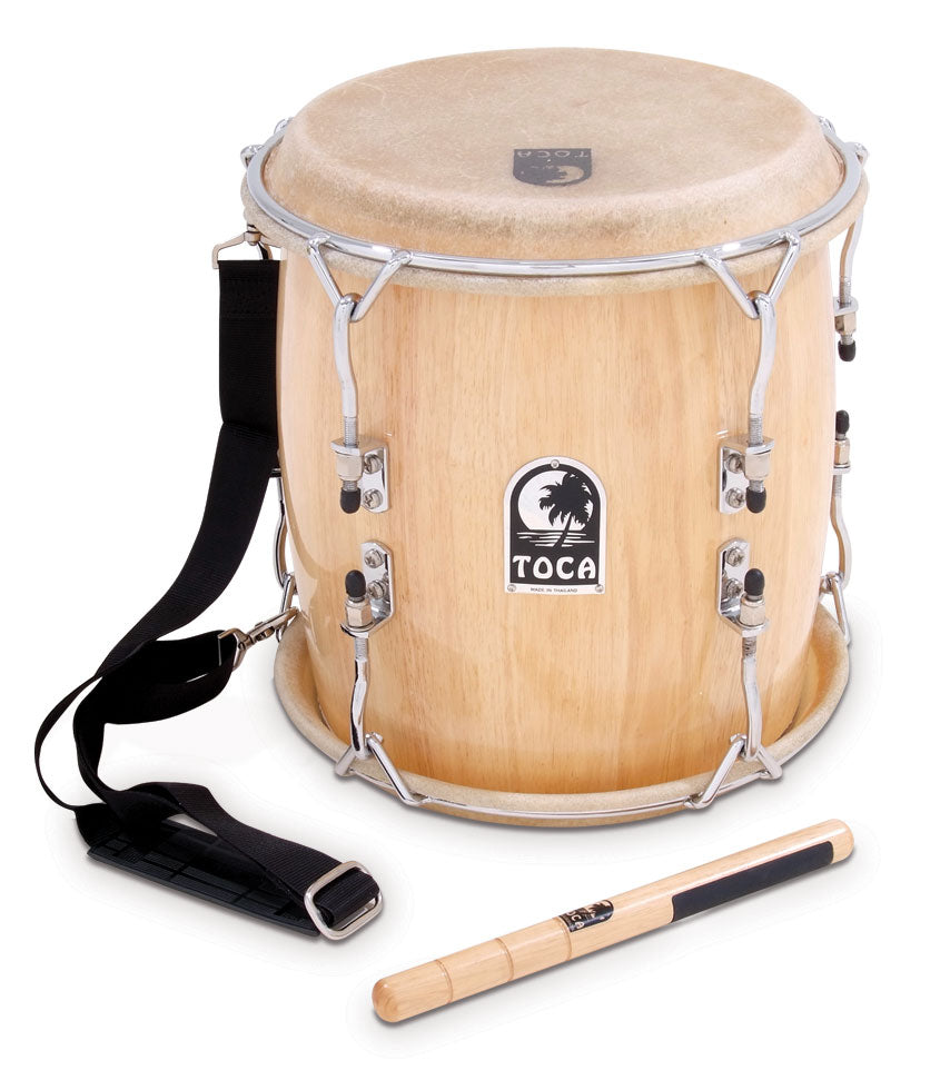 Toca Pro Wood Tambora with Strap and Beater TOCA Percussion