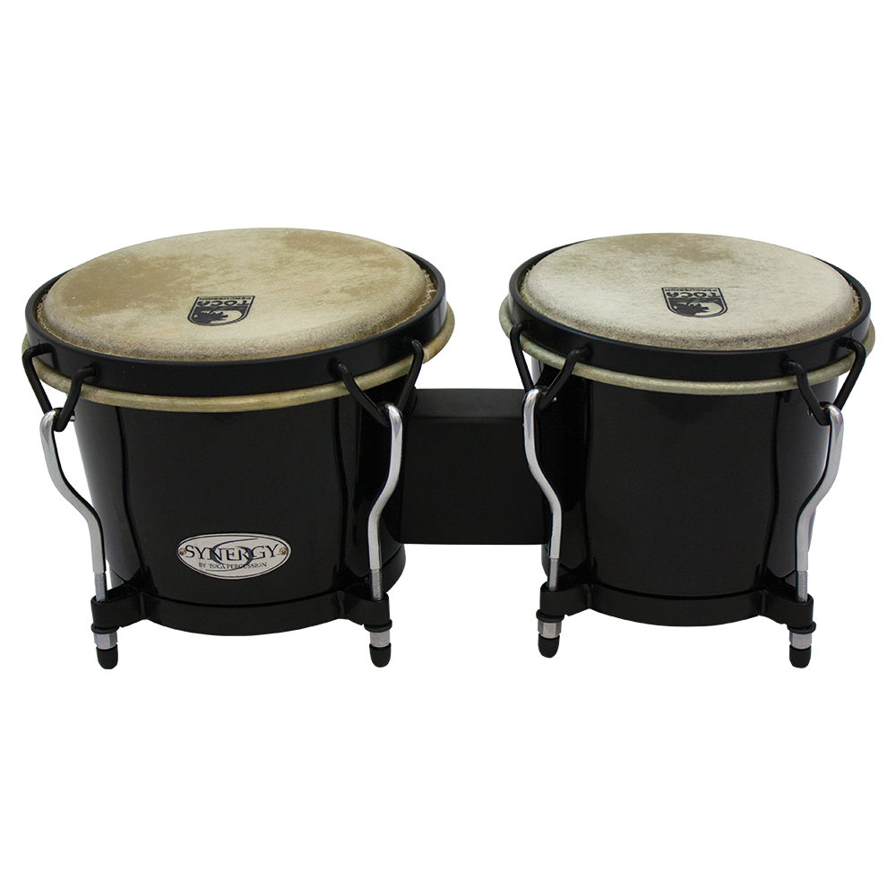 Synergy Synthetic Bongos - Black – TOCA Percussion Synergy Synthetic Bongos - Black – TOCA Percussion