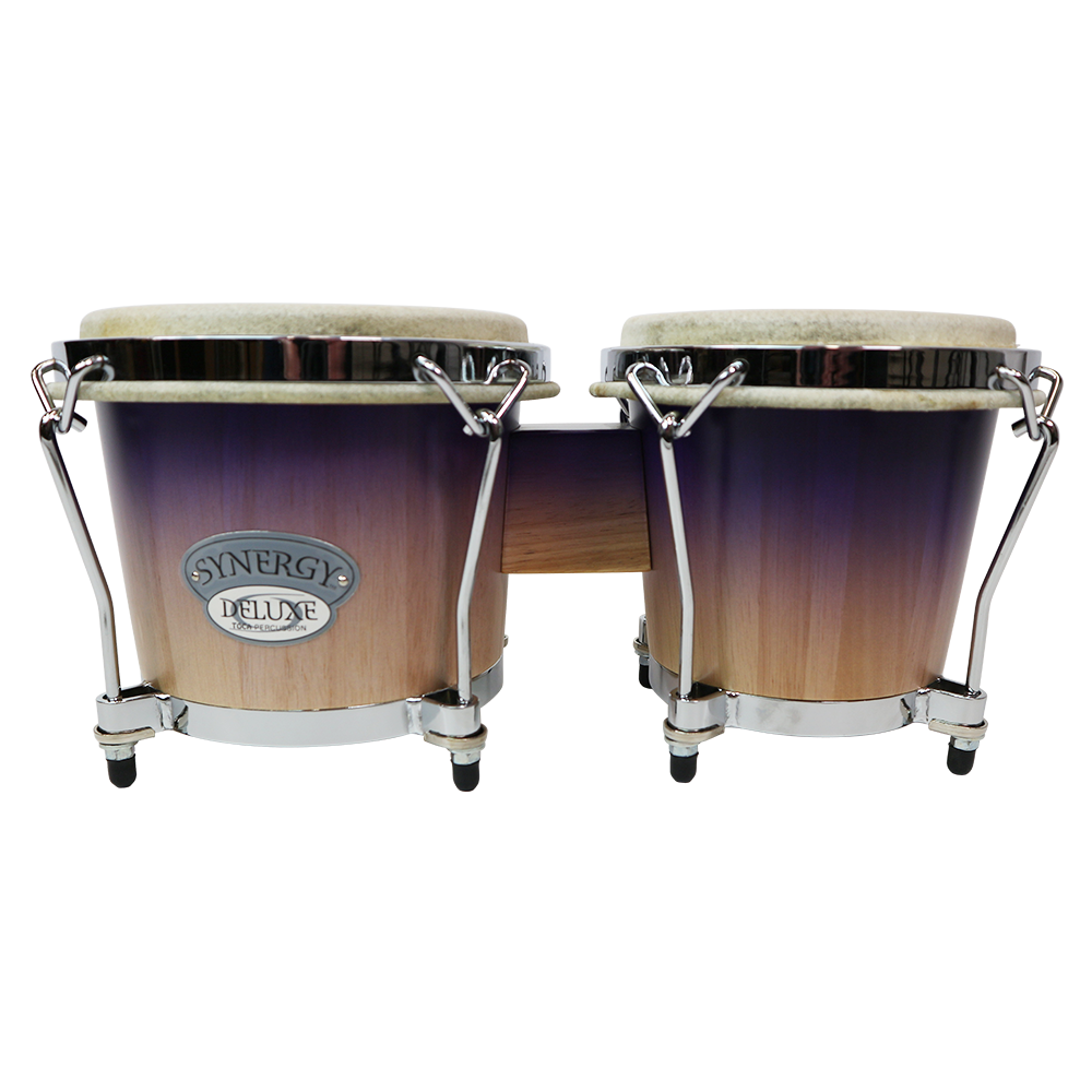 TOCA SYNERGY パーカッション Synergy Deluxe Bongos - Purple Fade – TOCA Percussion