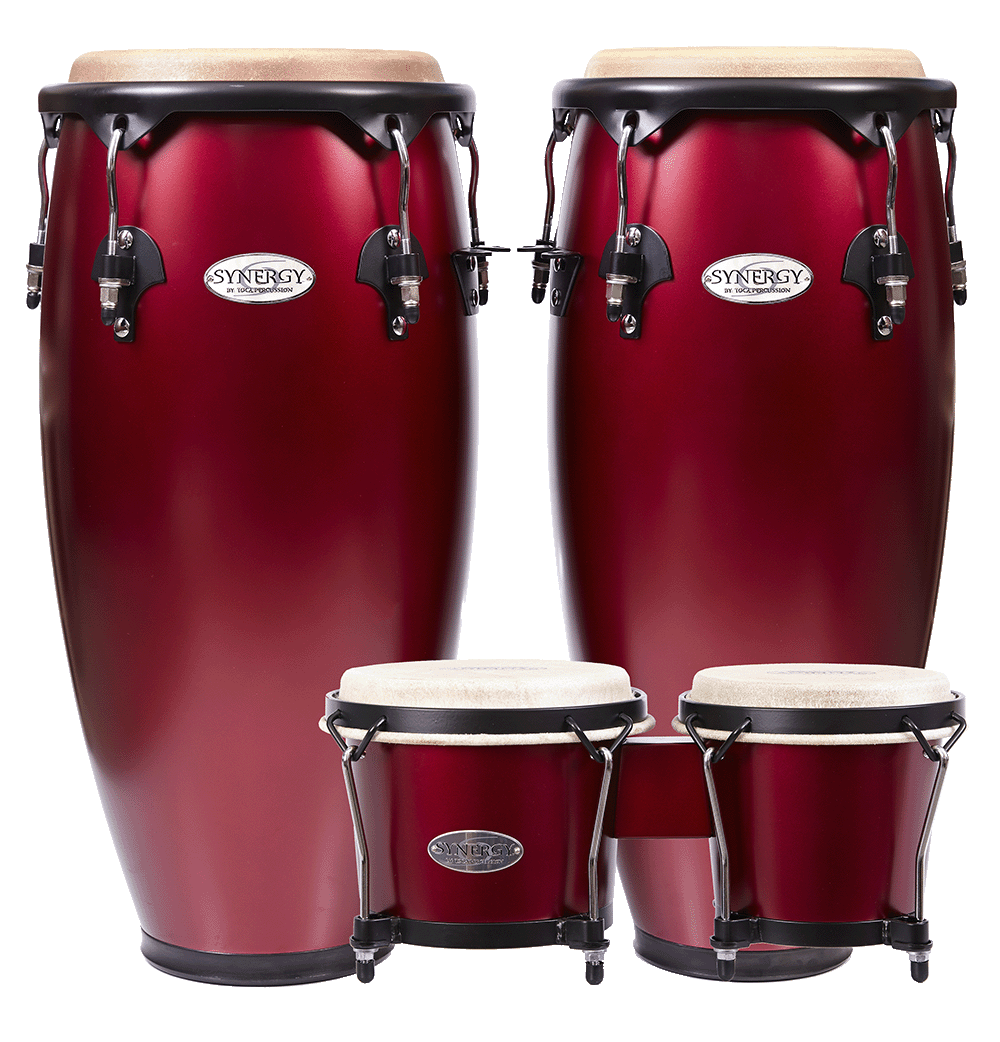 Synergy Series Wood Conga Set with Stand - New Finishes~~