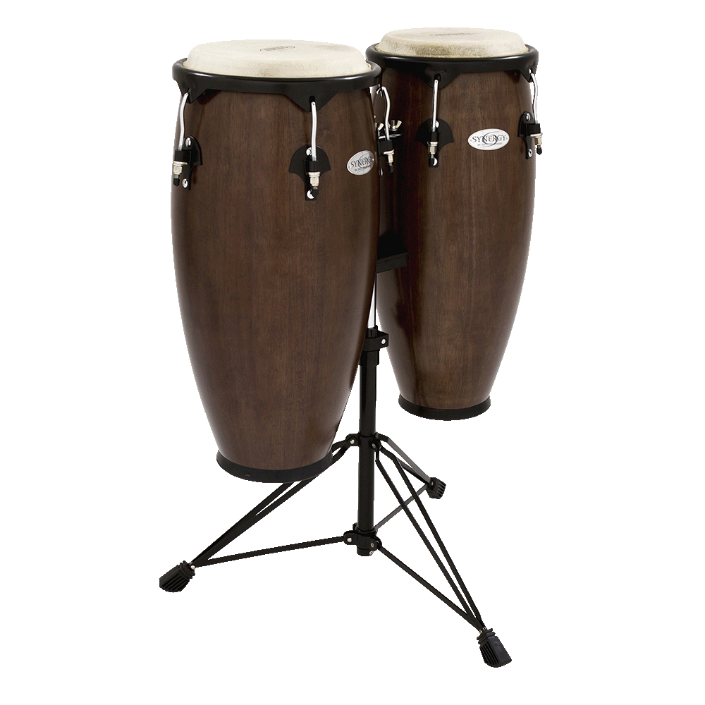 Synergy Series Wood Conga Set with Stand - New Finishes~~