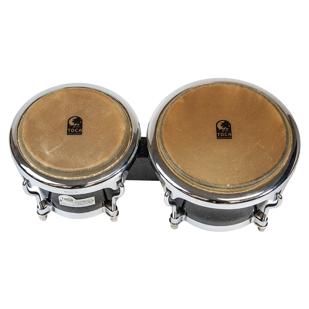 Custom Deluxe Wood Bongos - Black Sparkle – TOCA Percussion Custom Deluxe Wood Bongos - Black Sparkle – TOCA Percussion