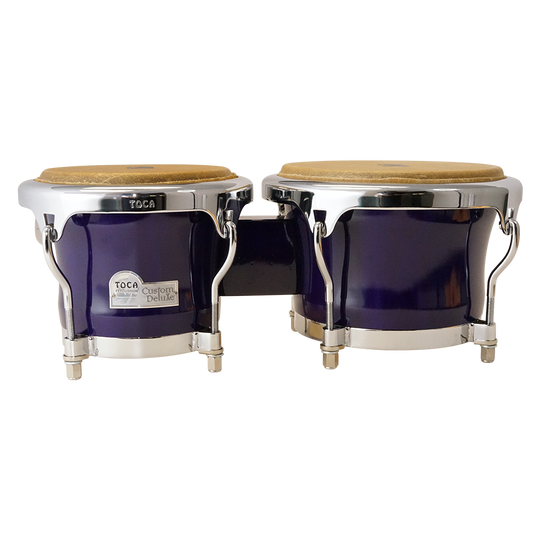Custom Deluxe Wood Bongos - Transparent Purple – TOCA Percussion