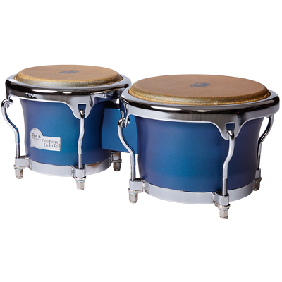 Custom Deluxe Wood Bongos - Matte Blue – TOCA Percussion Custom Deluxe Wood Bongos - Matte Blue – TOCA Percussion