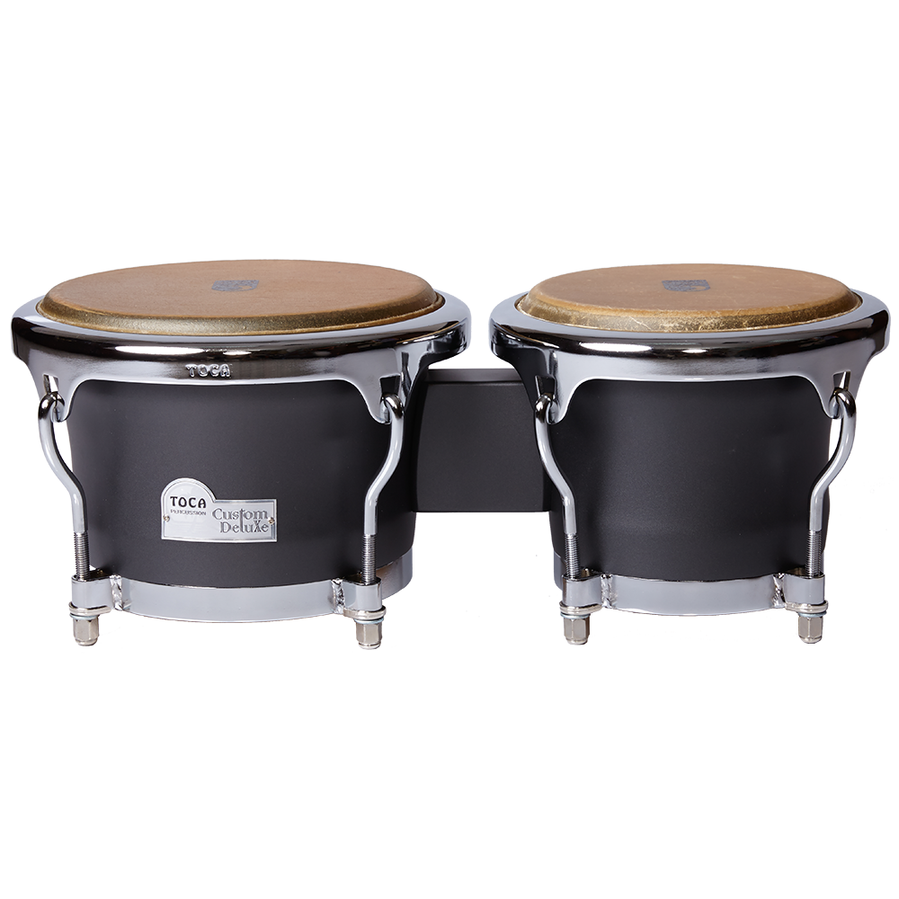 Custom Deluxe Wood Bongos - Matte Grey – TOCA Percussion