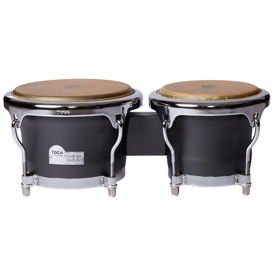 Custom Deluxe Wood Bongos - Matte Grey – TOCA Percussion Custom Deluxe Wood Bongos - Matte Grey – TOCA Percussion
