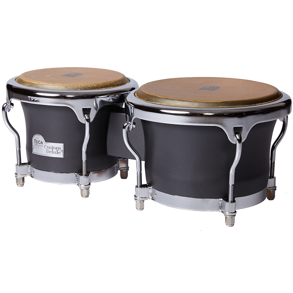 Custom Deluxe Wood Bongos - Matte Grey – TOCA Percussion