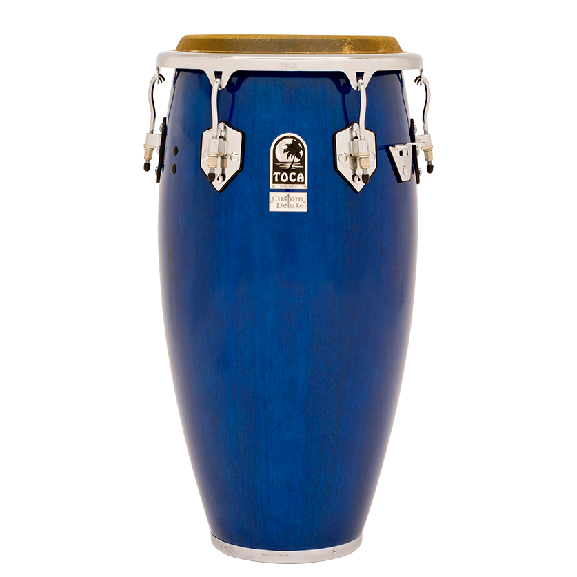 Custom Deluxe Wood Congas - Blue