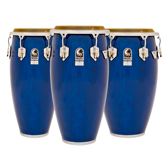 TOCA Custom Deluxe Bongos ボンゴ Custom Deluxe Fiberglass Bongos - Silver Sparkle – TOCA