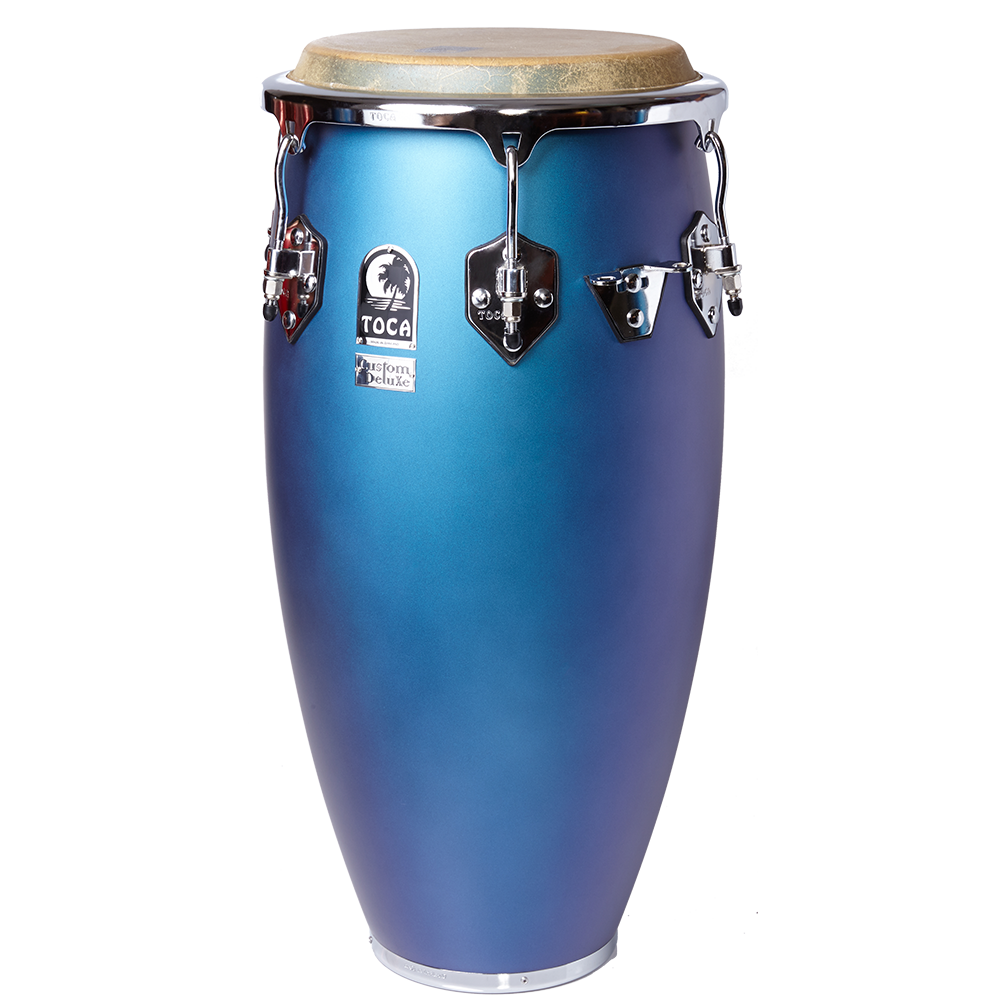 Custom Deluxe Wood Congas - Matte Blue – TOCA Percussion