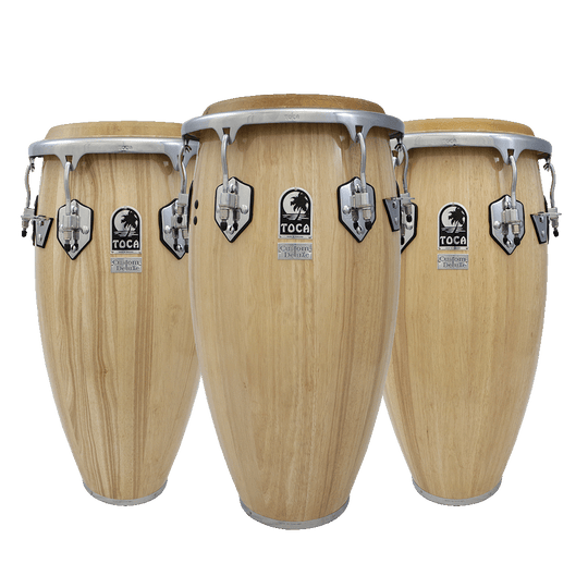 Custom Deluxe Wood Congas - Natural – TOCA Percussion