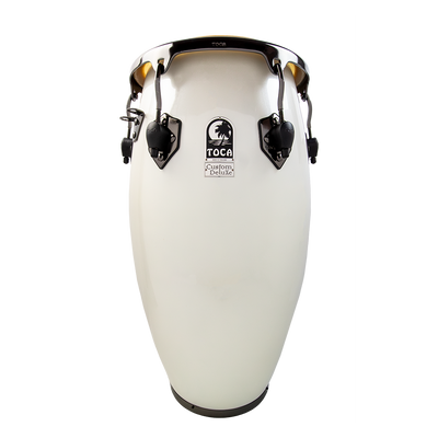 Custom Deluxe Fiberglass Congas - Margarita Blanca