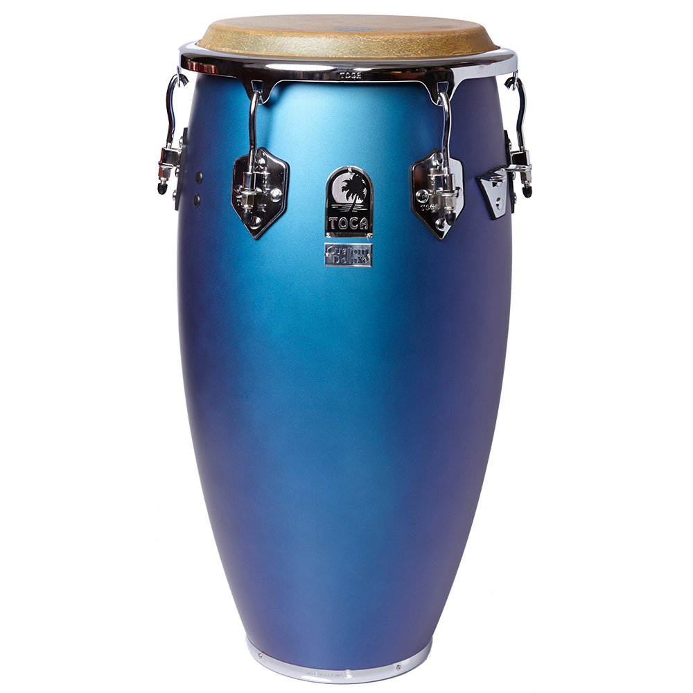 Custom Deluxe Wood Congas - Matte Blue