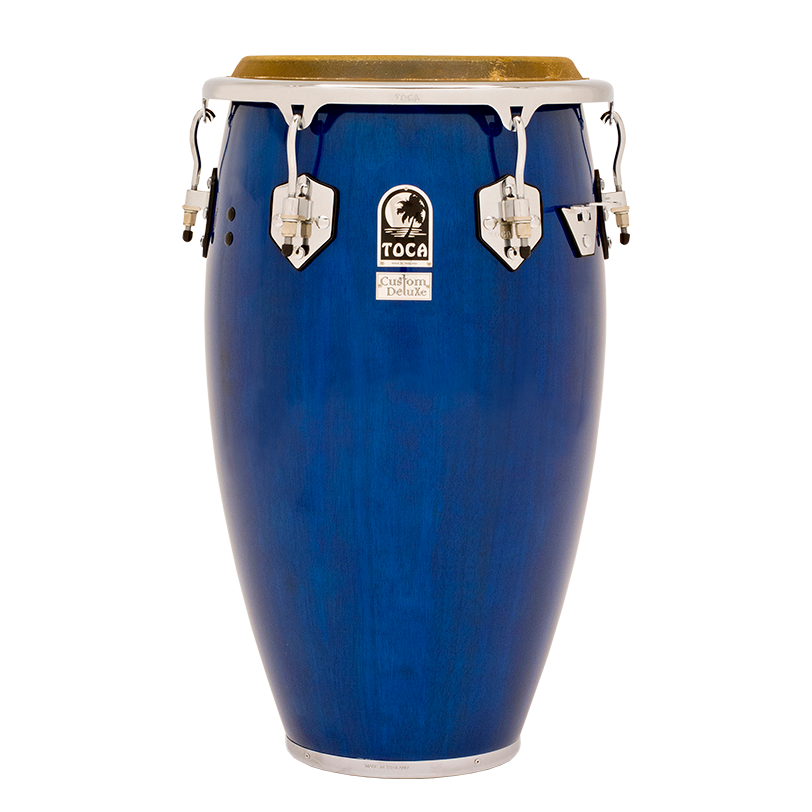 Custom Deluxe Wood Congas - Blue – TOCA Percussion