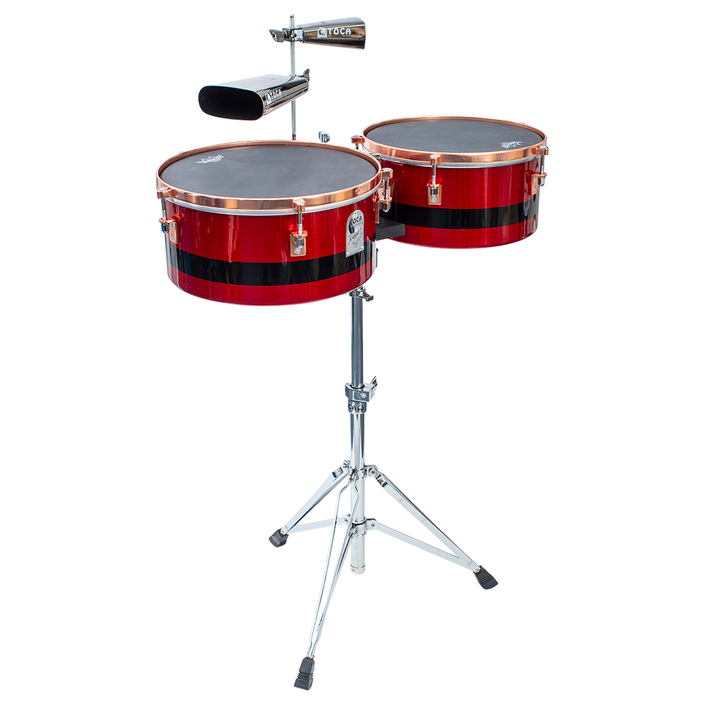 Eric Velez Signature Series Rojo Arándano Timbales – TOCA Percussion