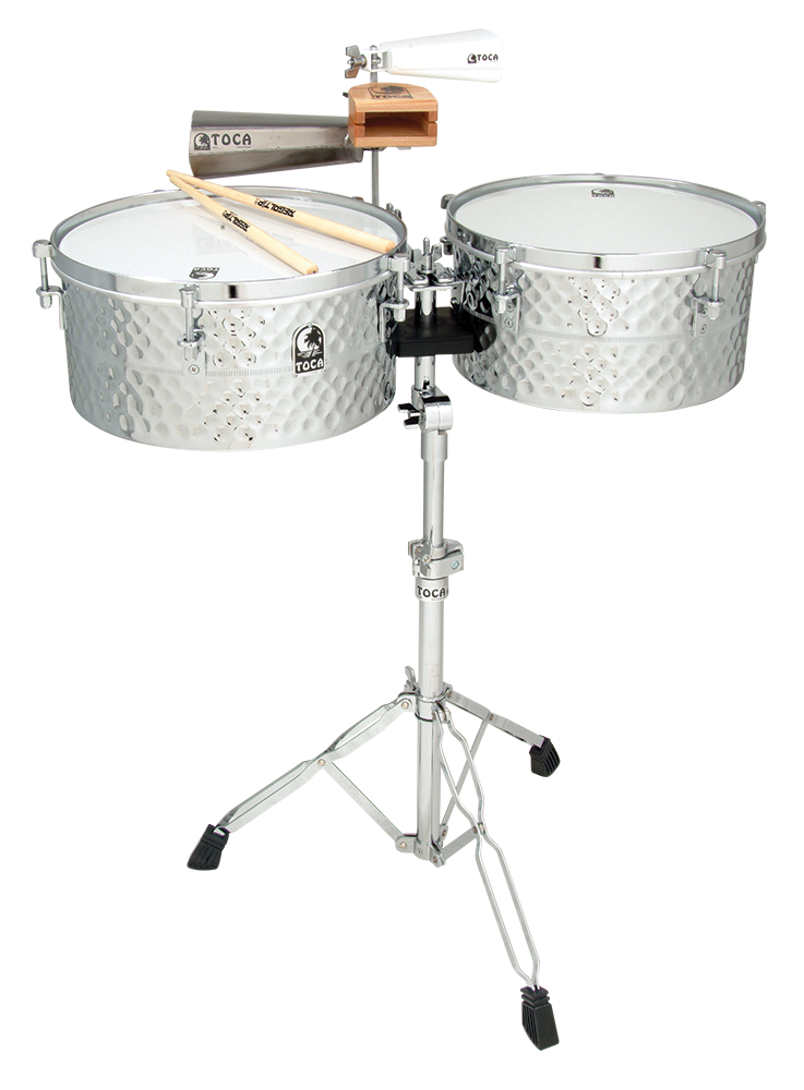 Toca Proline 14" and 15" - w/ stand, Stainless Steel