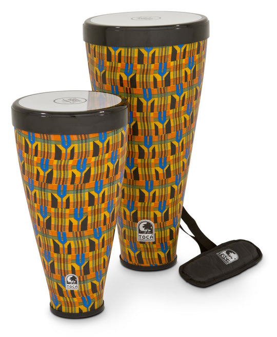 TOCA TFLEX-3K Flex Drum with Strap KENTE 3本セット フレックスドラム Toca Percussion Flex Drum w⁄ Strap (TFLEX-)