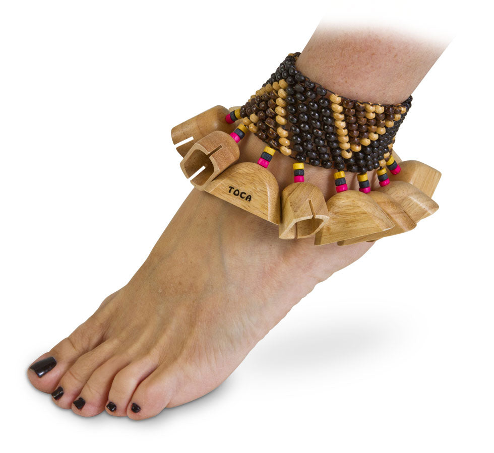 Toca Wooden Rattle for Ankle or Wrist – TOCA Percussion