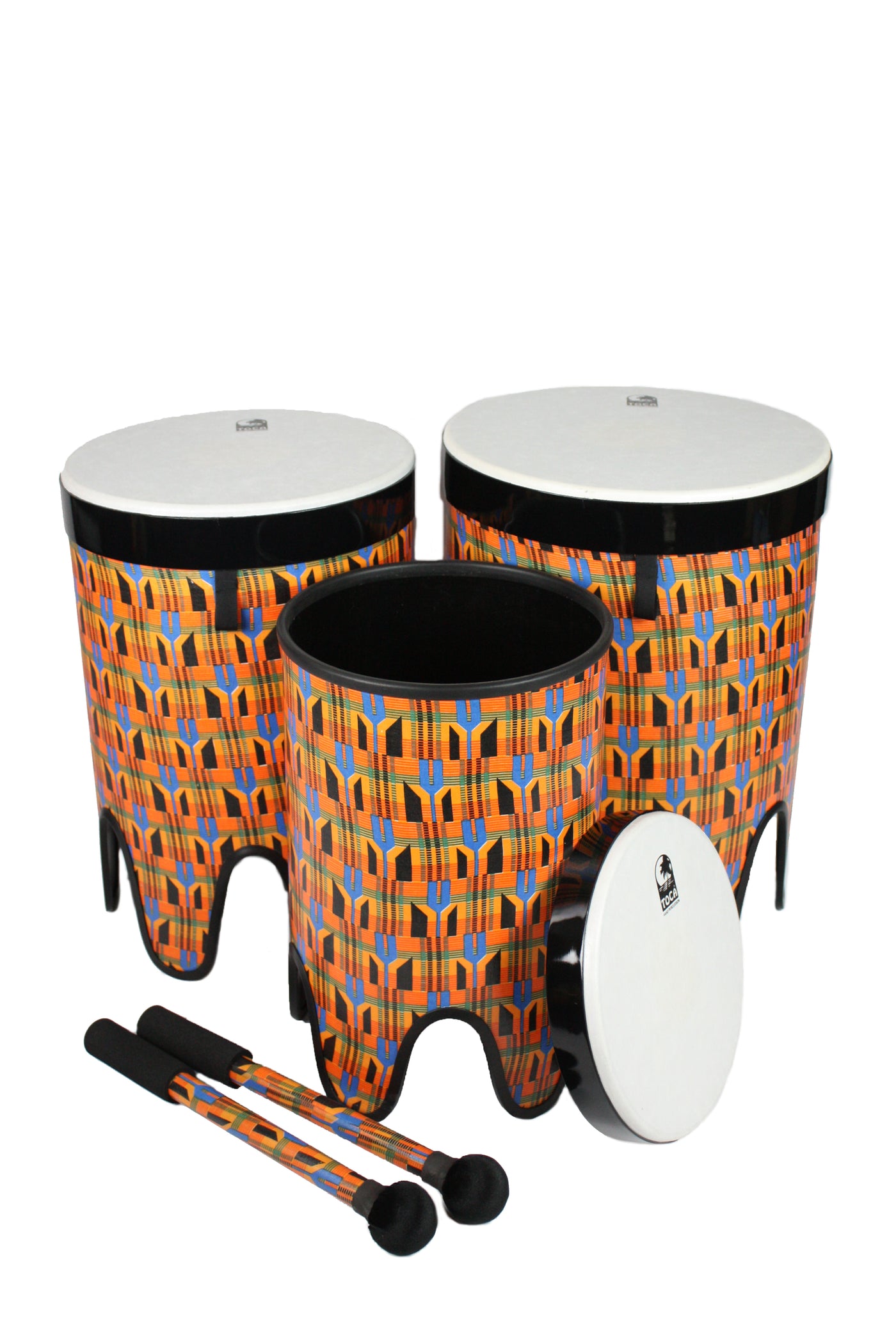 Tom Dums Freestyle II Nesting Tom-Tom Drums - Kente – TOCA Percussion