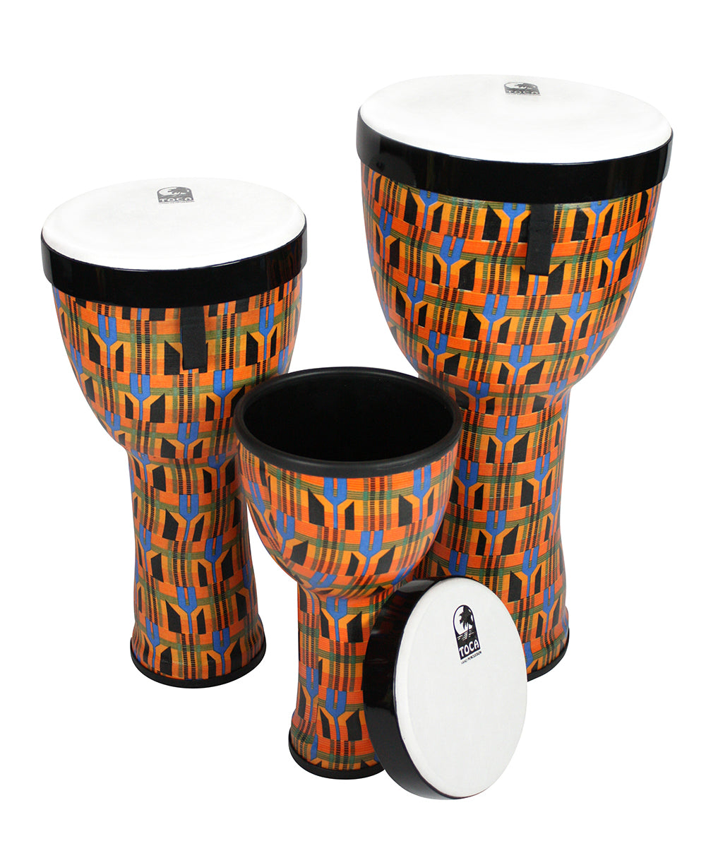Freestyle II Nesting Djembes - Woodstock Purple & Kente – TOCA