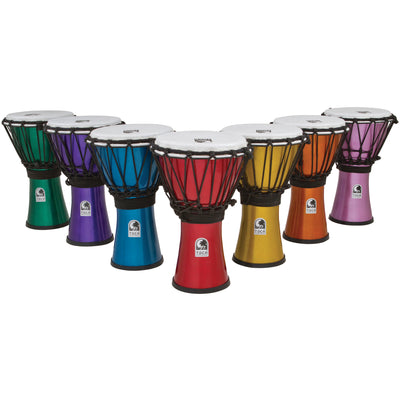 Toca Freestyle Colorsound 7" Djembes, Set of 7
