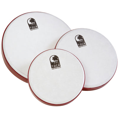 Toca Freestyle Frame Drums,  Set of 3 with Bag